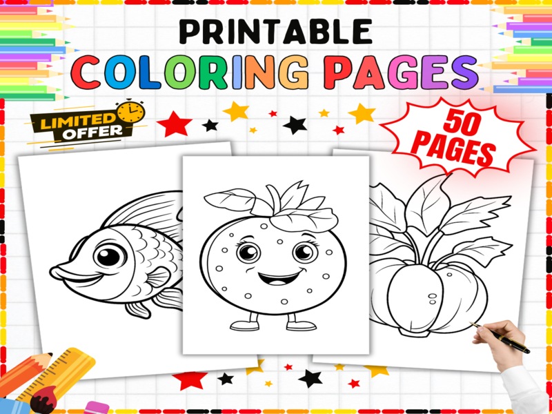 Printable Colouring Pages - Ready to Print Worksheets | Fun Activities & Creative Colouring Sheets