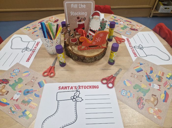Stocking writing activity
