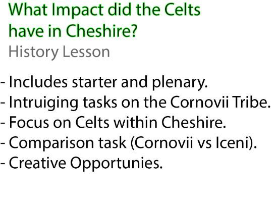 What Impact did  the Celts have on Cheshire?