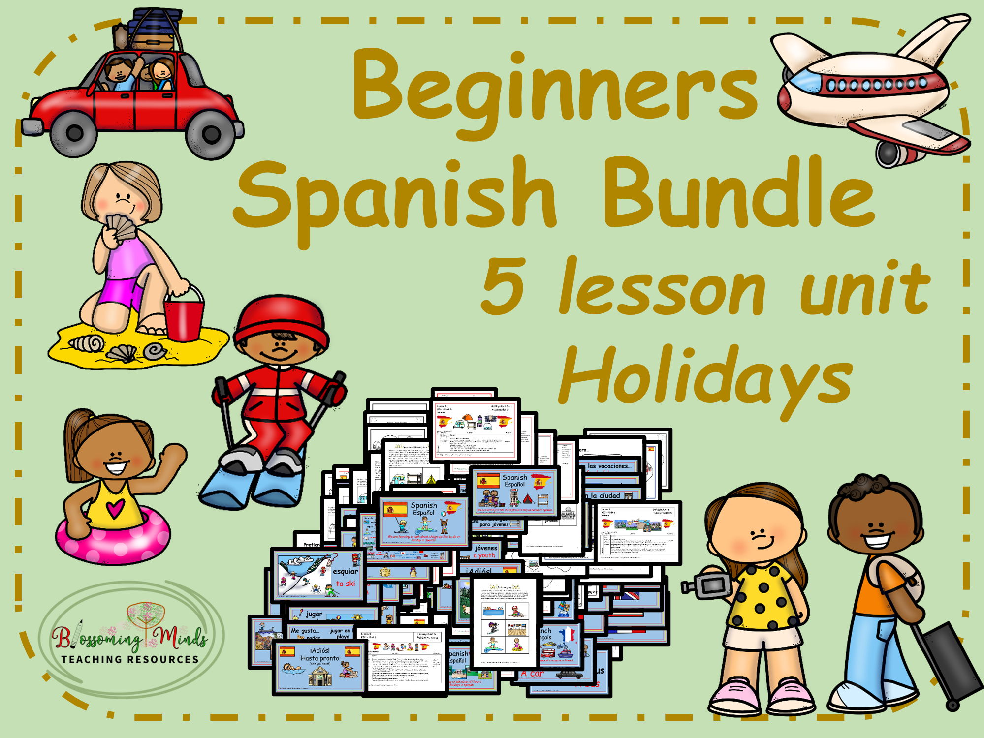 Spanish Holidays Lesson Bundle / Las vacaciones