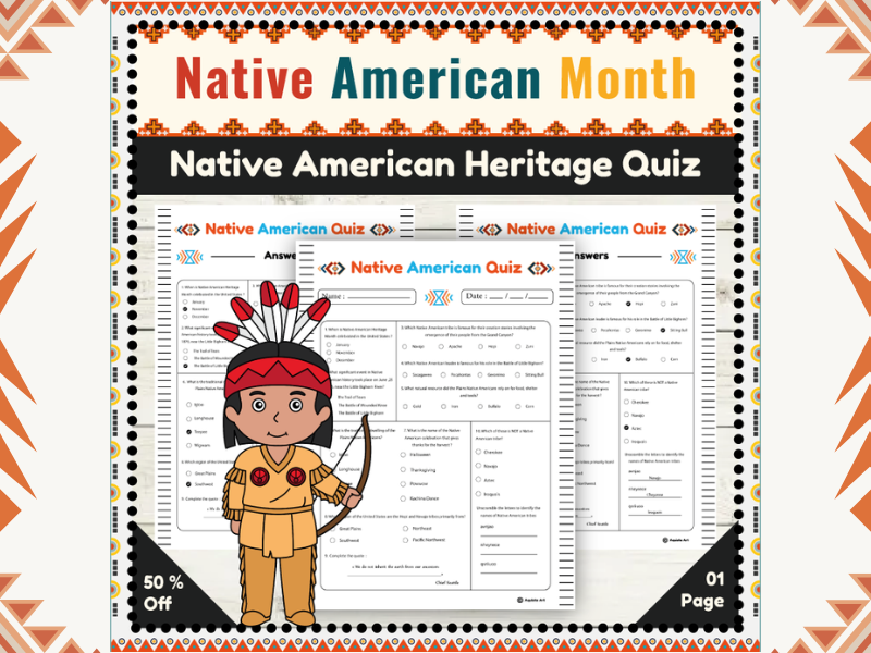 Native American Heritage Month Quiz : Learn About Indigenous Peoples