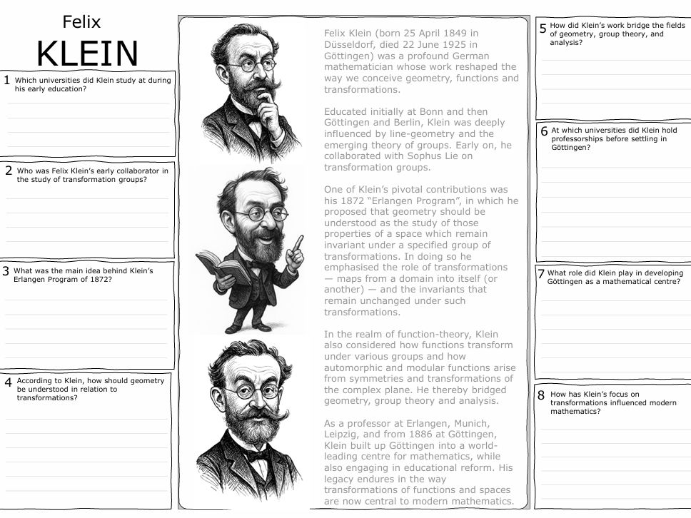 Maths through the Ages - Klein