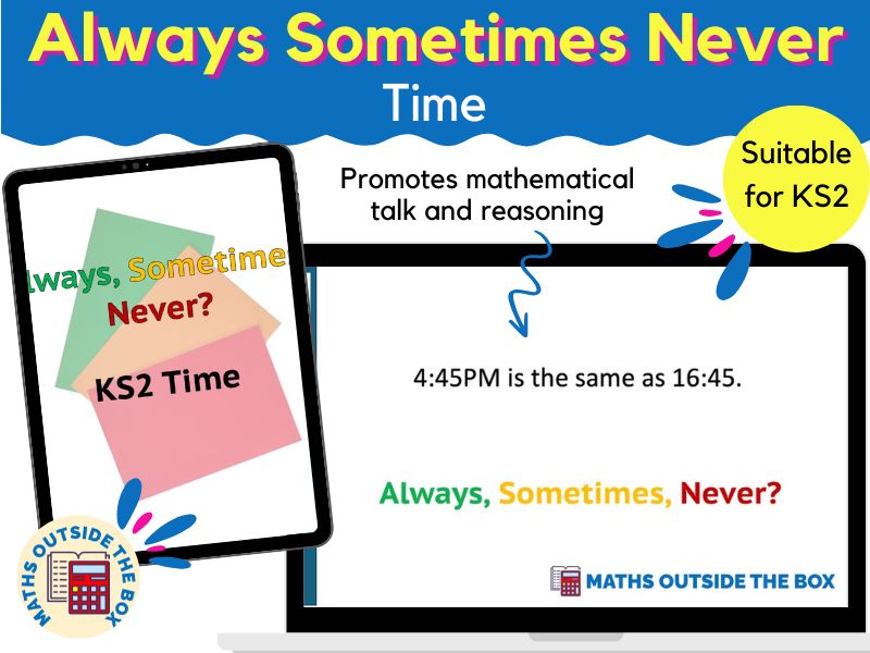 Always Sometimes Never - Time (KS2)