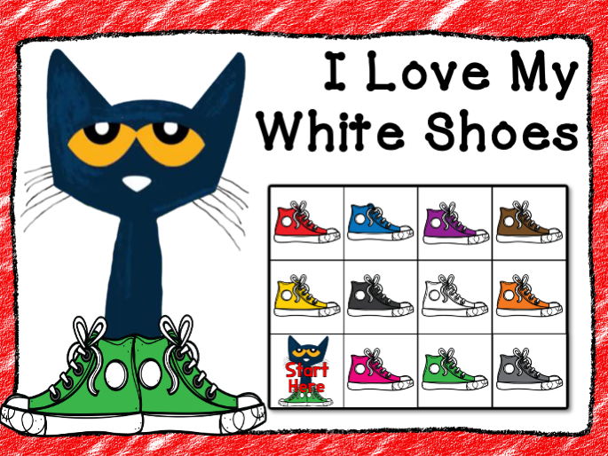 Pete The Cat I Love My White Shoes Printables Printable Word Searches