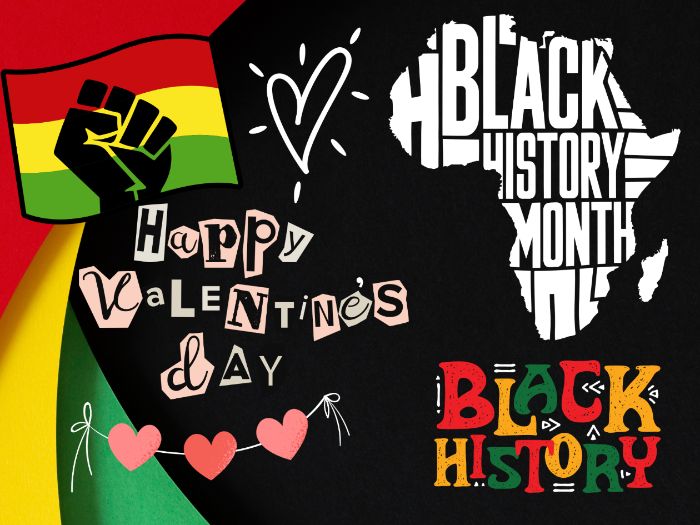 Black History Month & Valentines Day Coloring Pages | MLK Inspired | February Kindness Activity