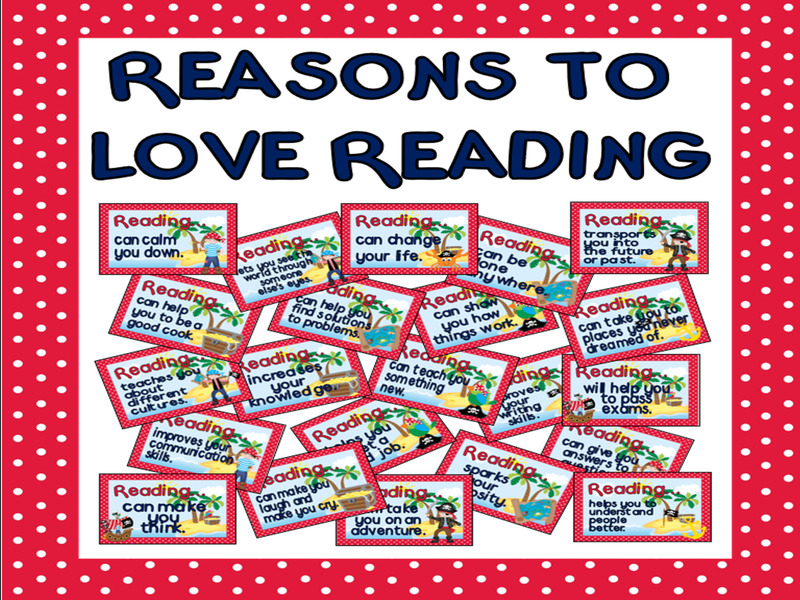 Reasons to Read display - pirates theme