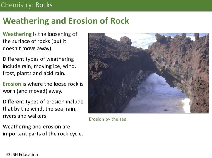 KS3 Chemistry: Rocks