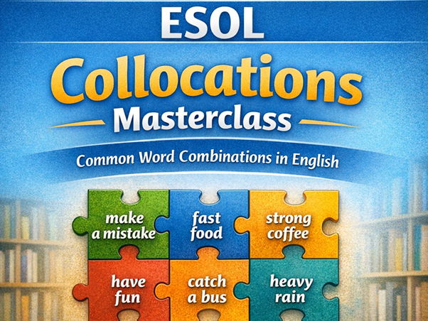 ESOL Collocations – Adverb + Adjective Lesson Pack (PowerPoint + Worksheet + Lesson Plan)
