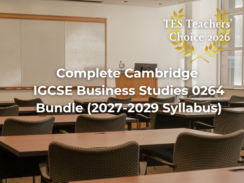 Cambridge IGCSE Business 0264 Complete Teaching Bundle | 28 PowerPoint Lessons | 2027-2029 Exams
