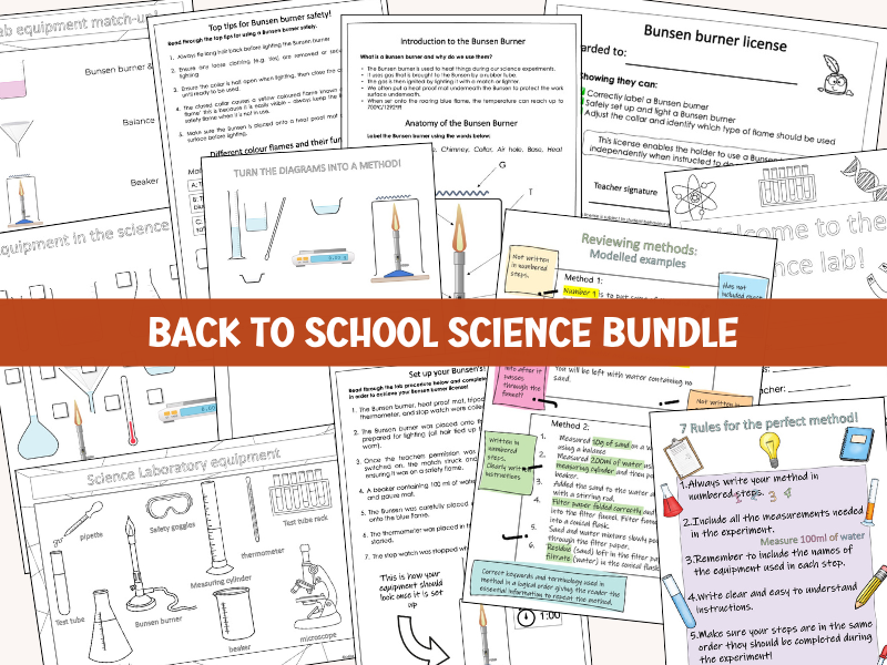 Back to School Science Skills Bundle