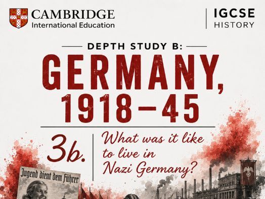 Germany Depth Study - 3B. What was it like to live in Nazi Germany?