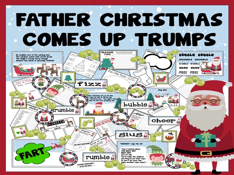 FATHER CHRISTMAS COMES UP TRUMPS STORY RESOURCES