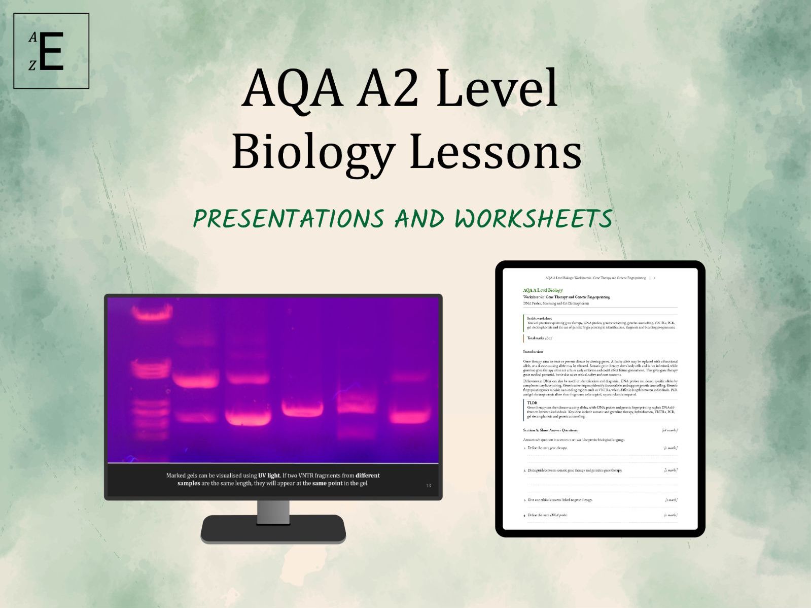 AQA A2 Level Biology Lessons - The Complete Course (Presentations and Worksheets)