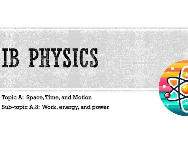 IB DP Physics Topic A.3 Notes - Standard Level