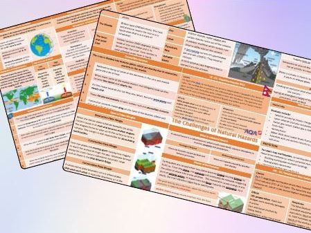 Knowledge Organisers: The Challenges of Natural Hazards