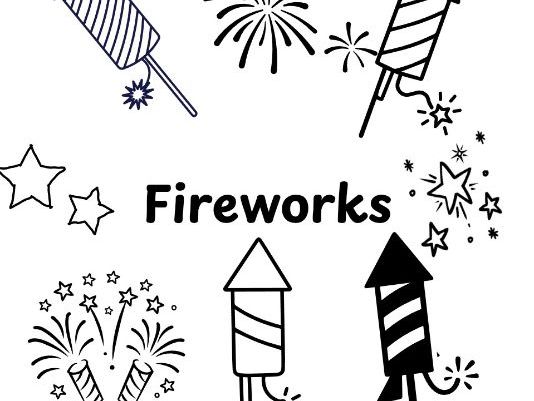 Bonfire Night Colouring Sheets