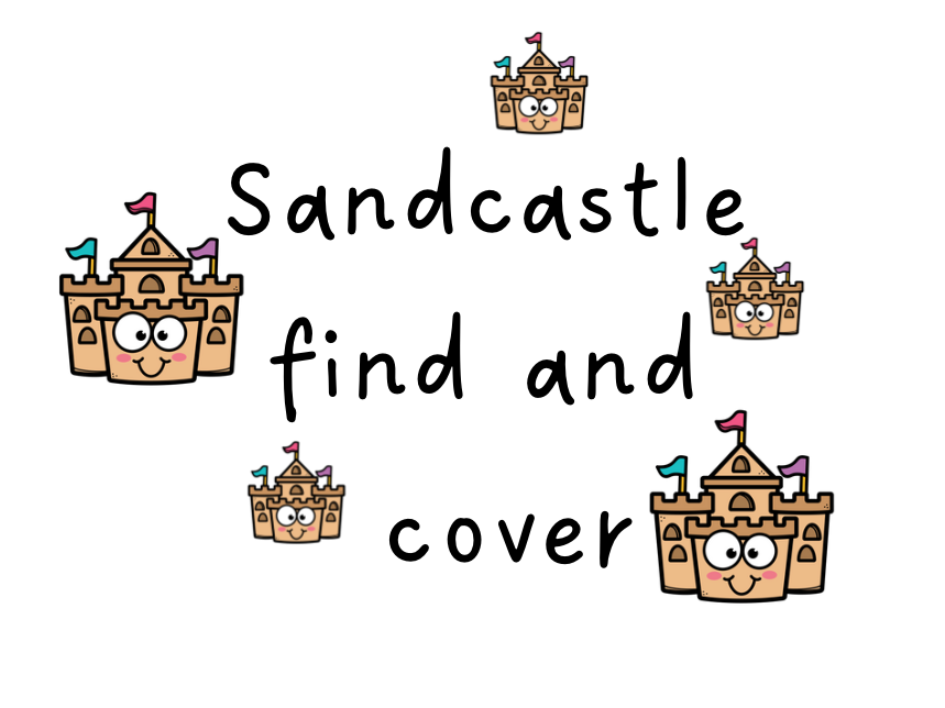Sandcastle Letter Match