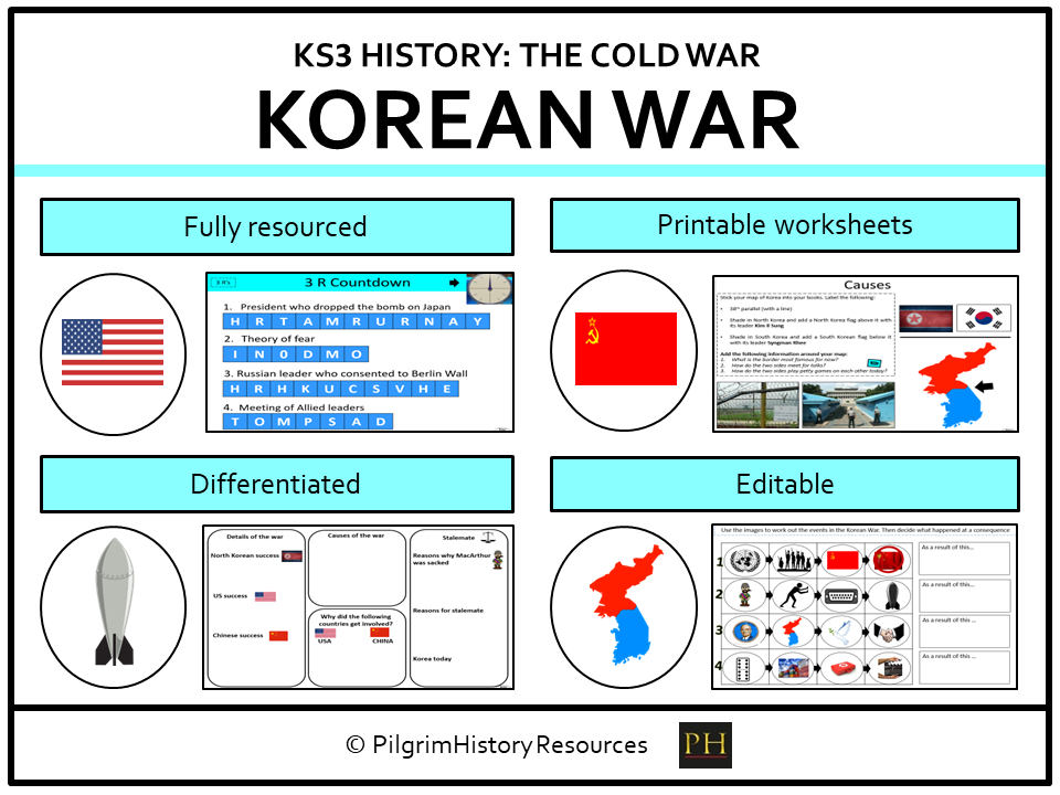 KS3 History Cold War: The Korean War - When the Cold War turned hot