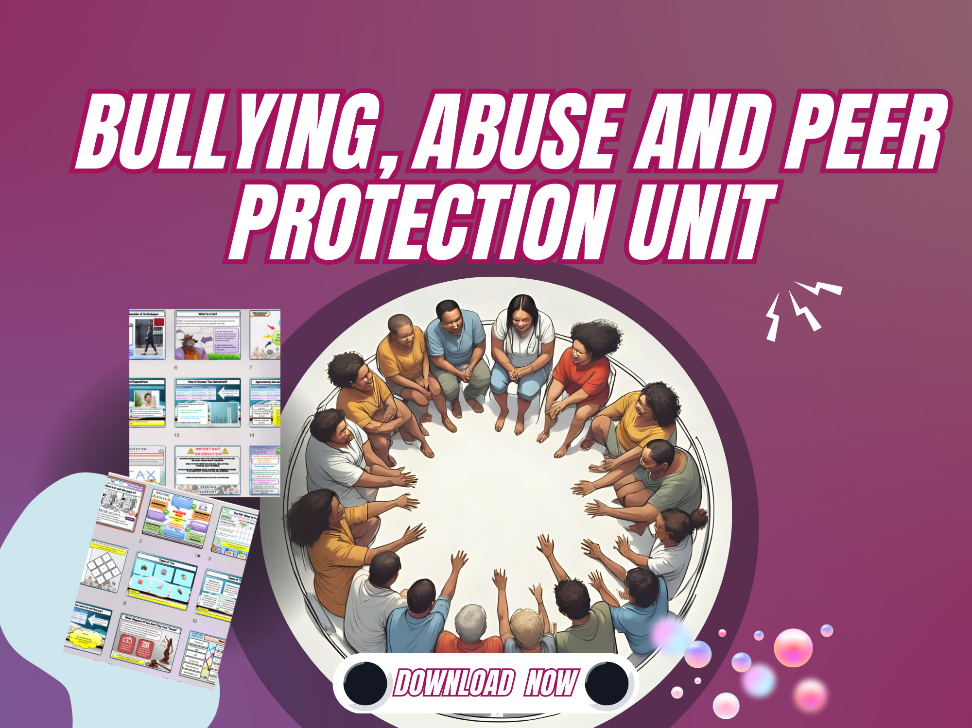 Bullying, abuse and peer protection PSHE lessons KS3 KS4