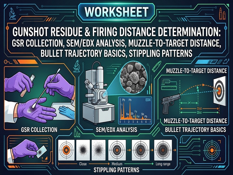 Gunshot Residue & Firing Distance Determination