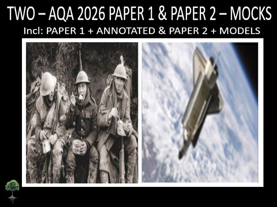 TWO - AQA PAPER 1 & 2 | 2026 FULL MOCKS | ANNOTATED |  MODELS