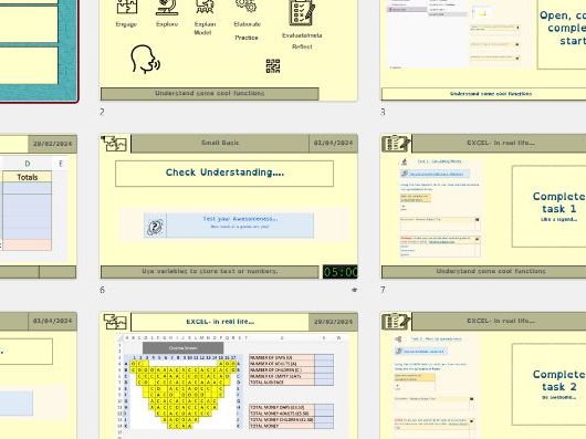 KS3 Spreadsheets Lesson 5 – Costs, Shopping & Real-World Modelling