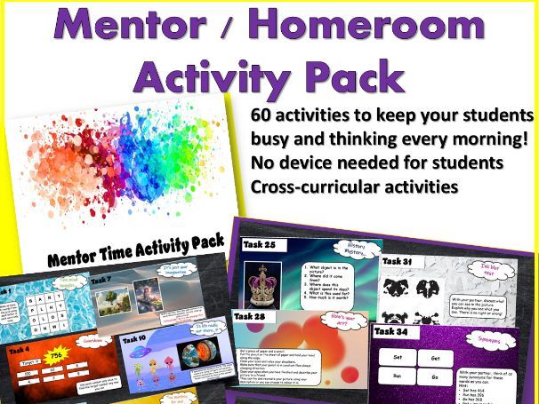 Mentor/Form Time Activity Pack