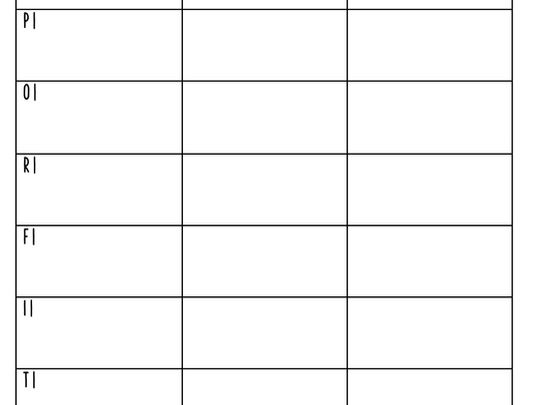 Principles of training worksheet