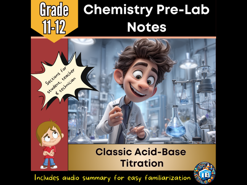 IB DP Chemistry Acid-Base Titration Pre-Lab Notes 2026
