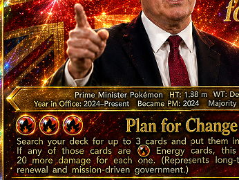 Politics Pokemon Cards (SAVE £10 on individual items!)