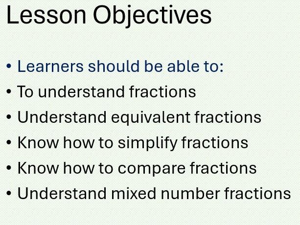Fractions the Basics. Maths Functional Skills L2 GCSE Full Lesson