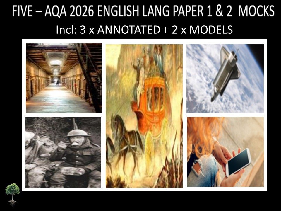 FIVE - AQA PAPER 1 & 2 | 2026 FULL MOCKS | ANNOTATED | MODELS