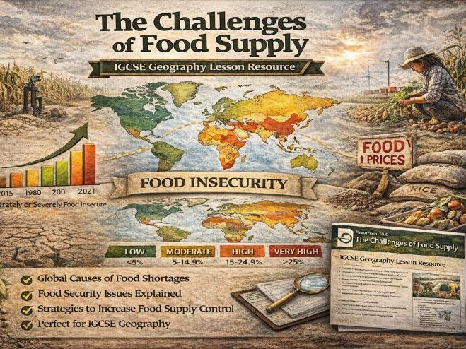Challenges of Food Supply (IGCSE Geography Resource Provision Syllabus - First exams 2027)