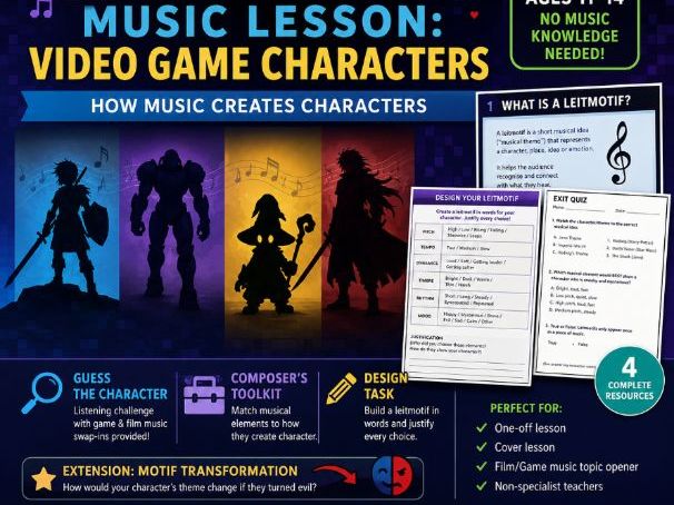 Leitmotif Music Lesson: Video Game Characters