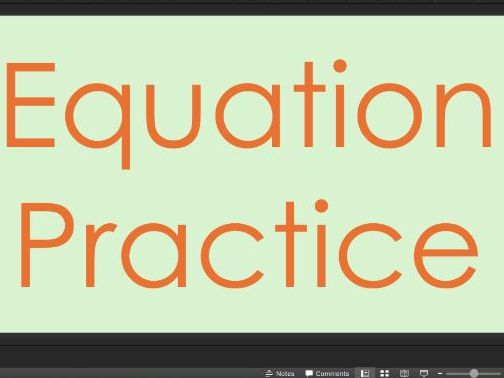 CCEA GCSE Physics Unit 1 equation retrieval revision task