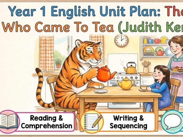 Year 1 English Unit Plan The Tiger Who Came To Tea (Judith Kerr)