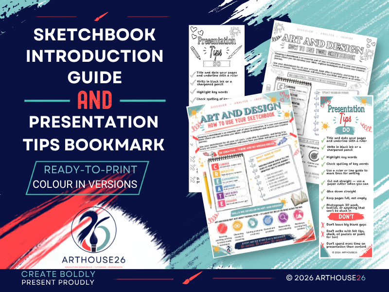 How to Use Your Sketchbook + Bonus Bookmark