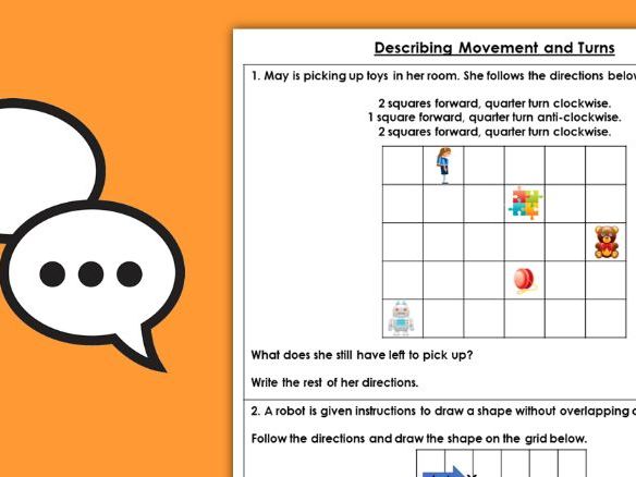 year 2 describing movement and turns summer block 1 maths discussion