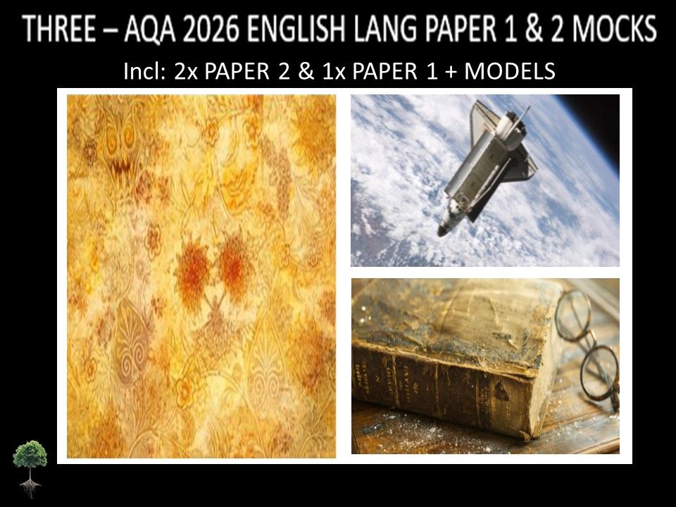 THREE - AQA PAPER 1 & 2 | 2026 FULL MOCKS | MODELS
