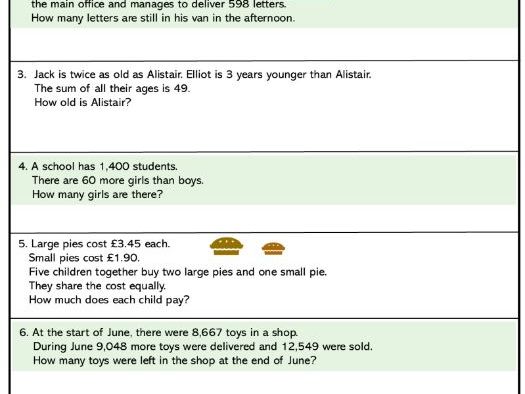 Addition and Subtraction Higher with extra reasoning sheet