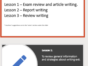 IGCSE ESL Exam review - exercise 6