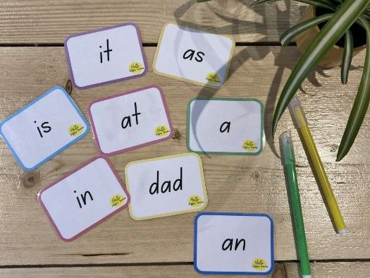 High Frequency Word Cards - Animals, Dinosaurs & Rockets