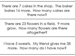 Addition Word Problems Year 2