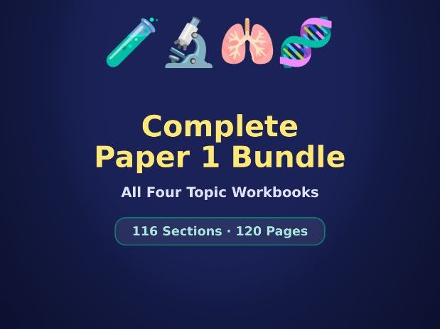 AQA A-Level Biology Paper 1 Complete: All Topics