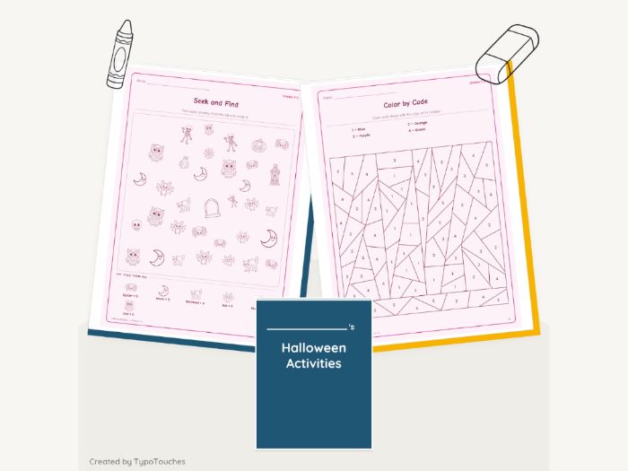 Halloween Activities | 22 No-Prep Sheets