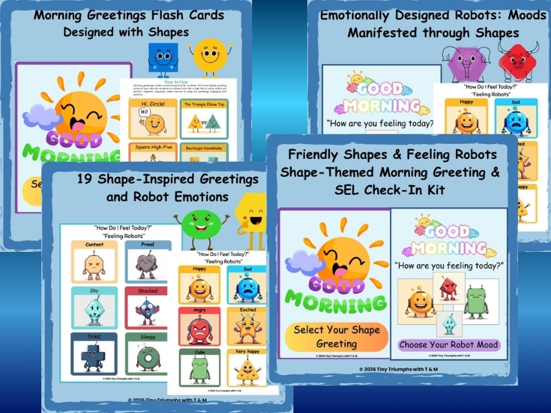 Shape-Themed Morning Greeting & SEL Kit
