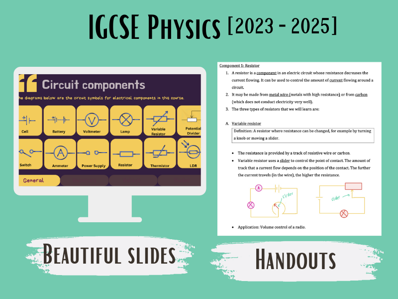 (Chapter 19/25) IGCSE Physics - Electrical Circuit [2023-2025]