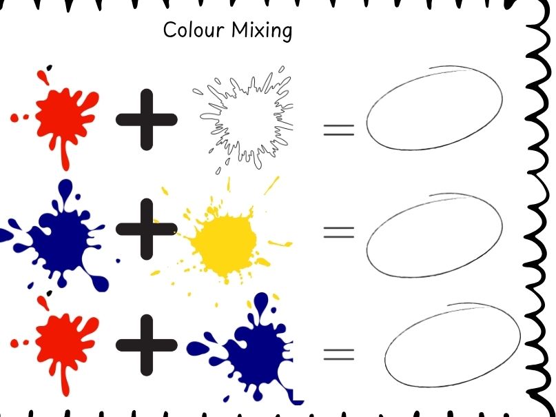 Colour Mixing worksheet