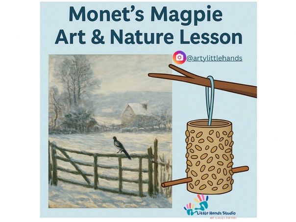 Winter Bird Feeder Craft & Magpie Painting (EYFS/KS1)