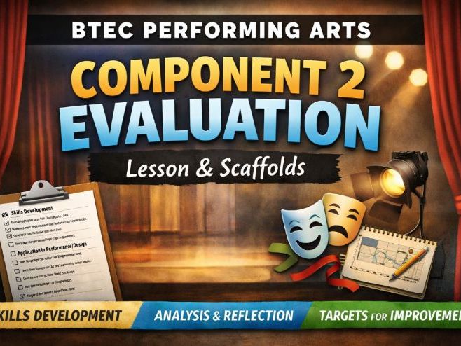 BTEC Component 2 Evaluation Lesson Plan and Scaffhold